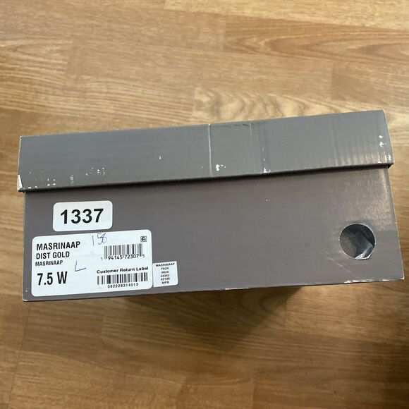 Style & Co Masrinaa Block-Heel Ankle Bootie Distressed Gold Size 7.5W NIB - Picture 3 of 13